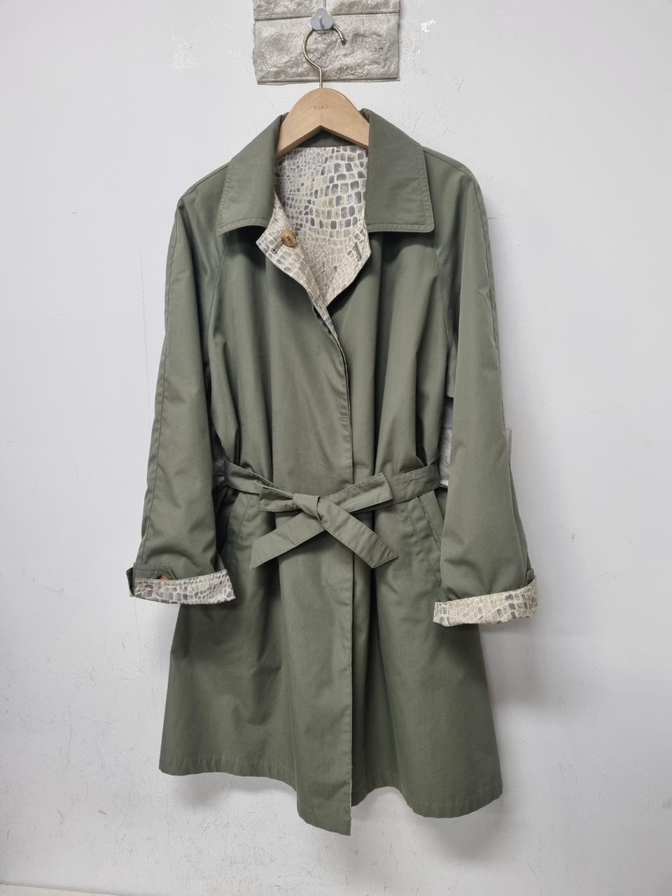 깜비오 양면 트렌치코트