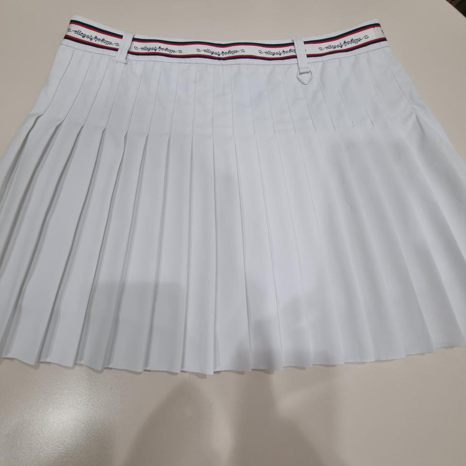 엘르 플리츠 골프치마 테니스치마 70사이즈