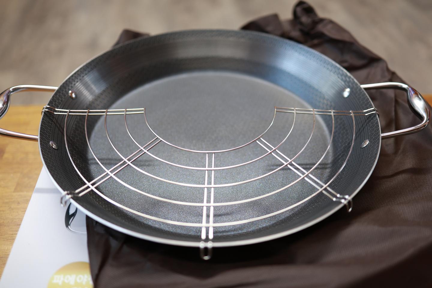 쿡셀 블랙큐브 멀티팬(38cm) + 스트레이너, 캠핑·요리 필수템