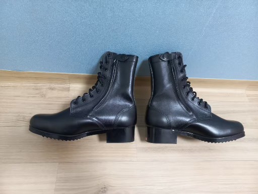 (새상품)소가죽 워커 부츠 전투화
