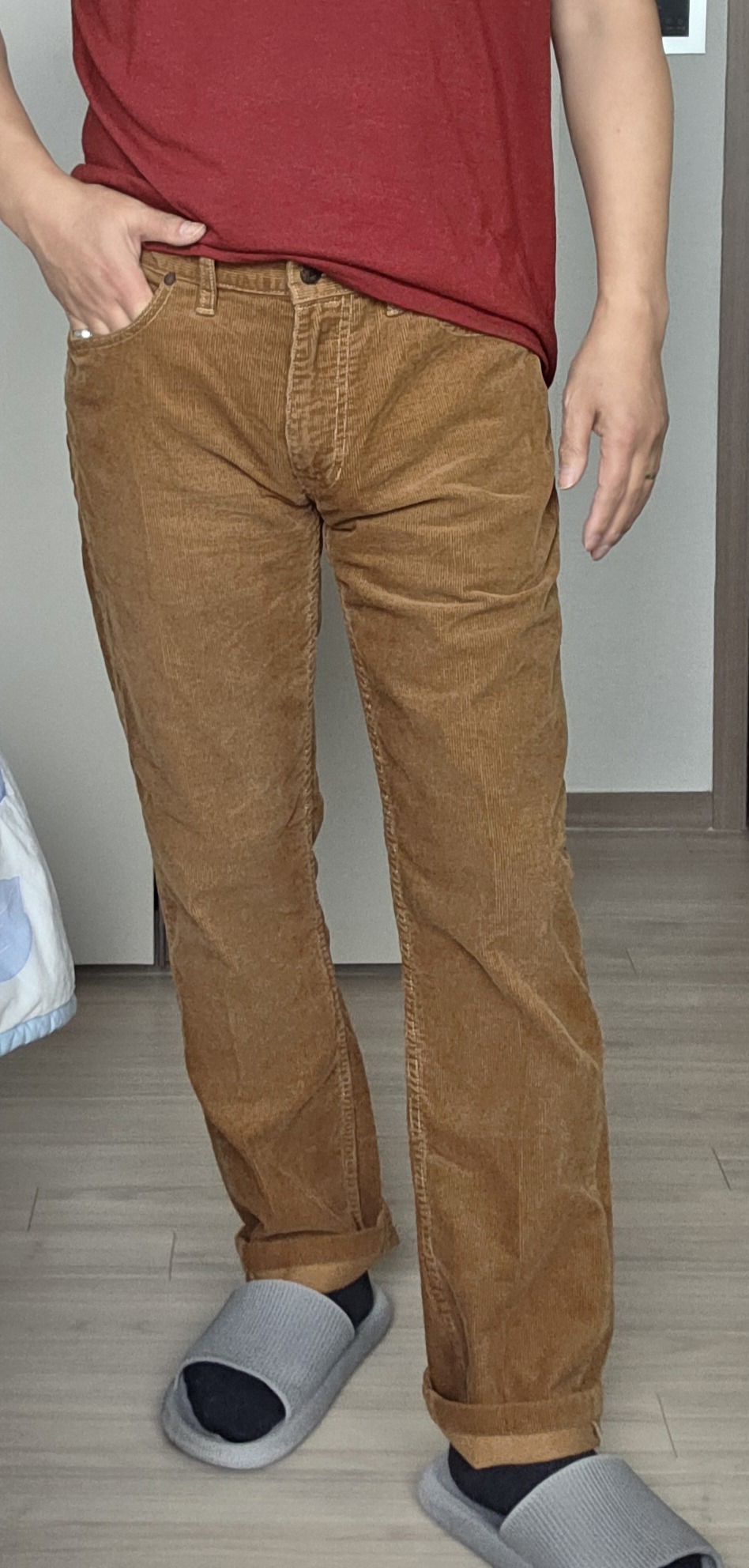 폴로 랄프로렌 코듀로이 데님 바지 33