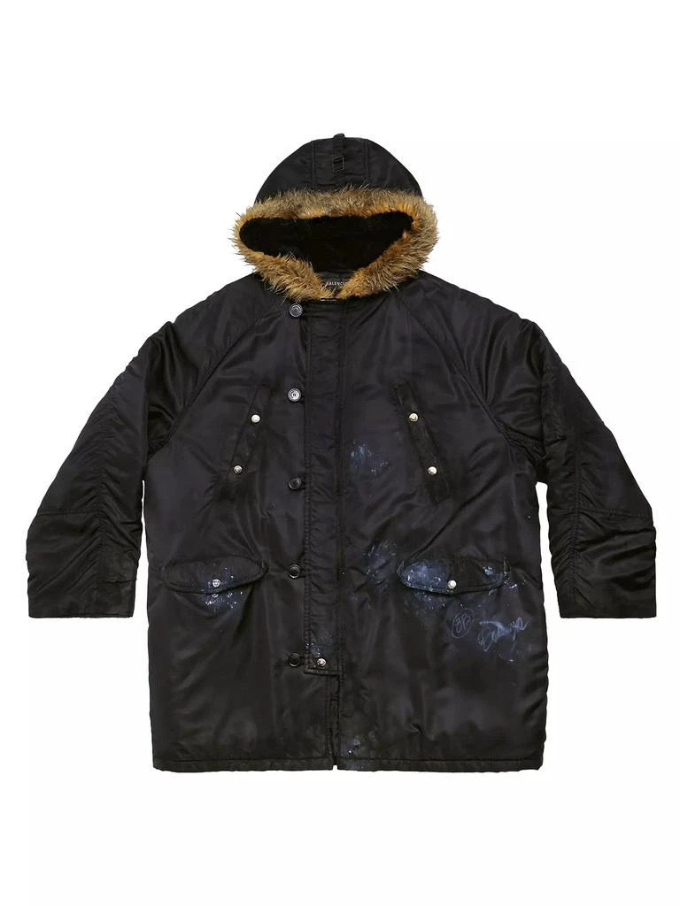 발렌시아가 밀리터리 오버 파카