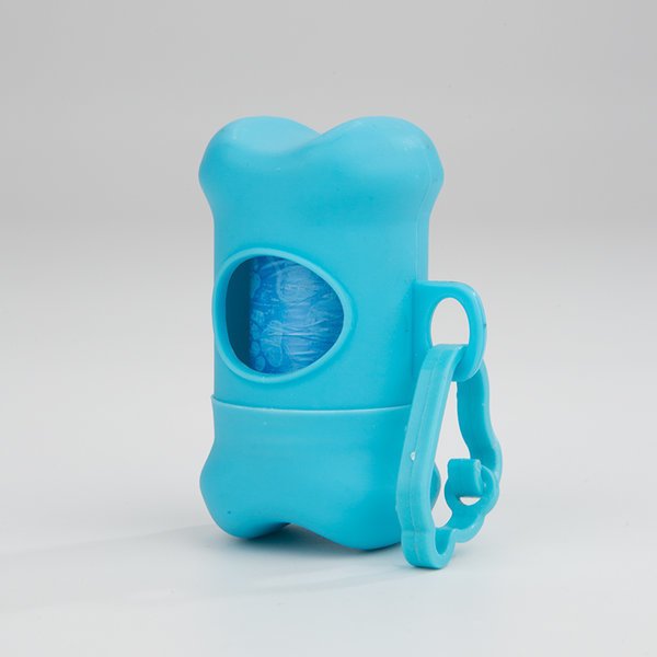 새 파랑색 반려동물 위생 배변 봉투 비닐 봉지 케이스 풉백 휴대용 