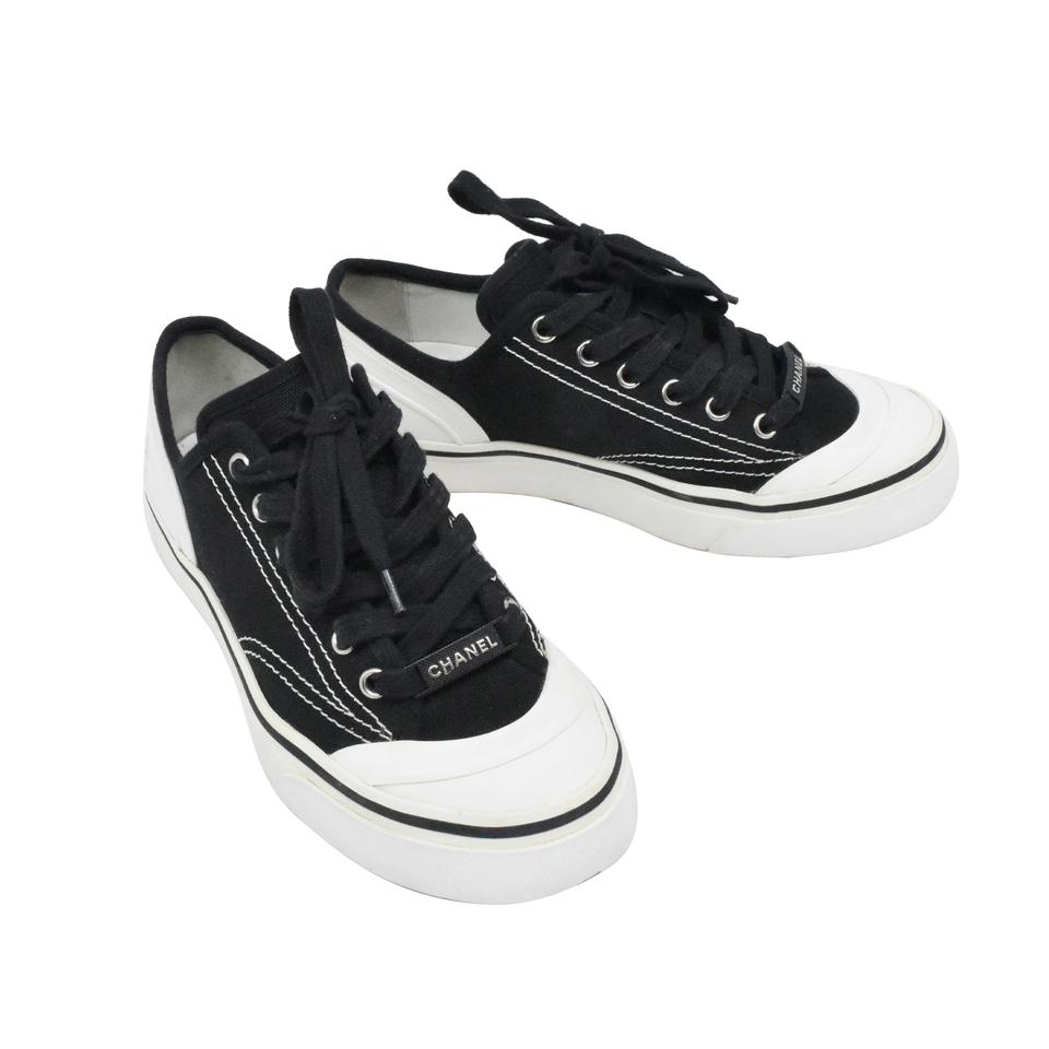 CHANEL 샤넬 캔버스 스니커즈 11019