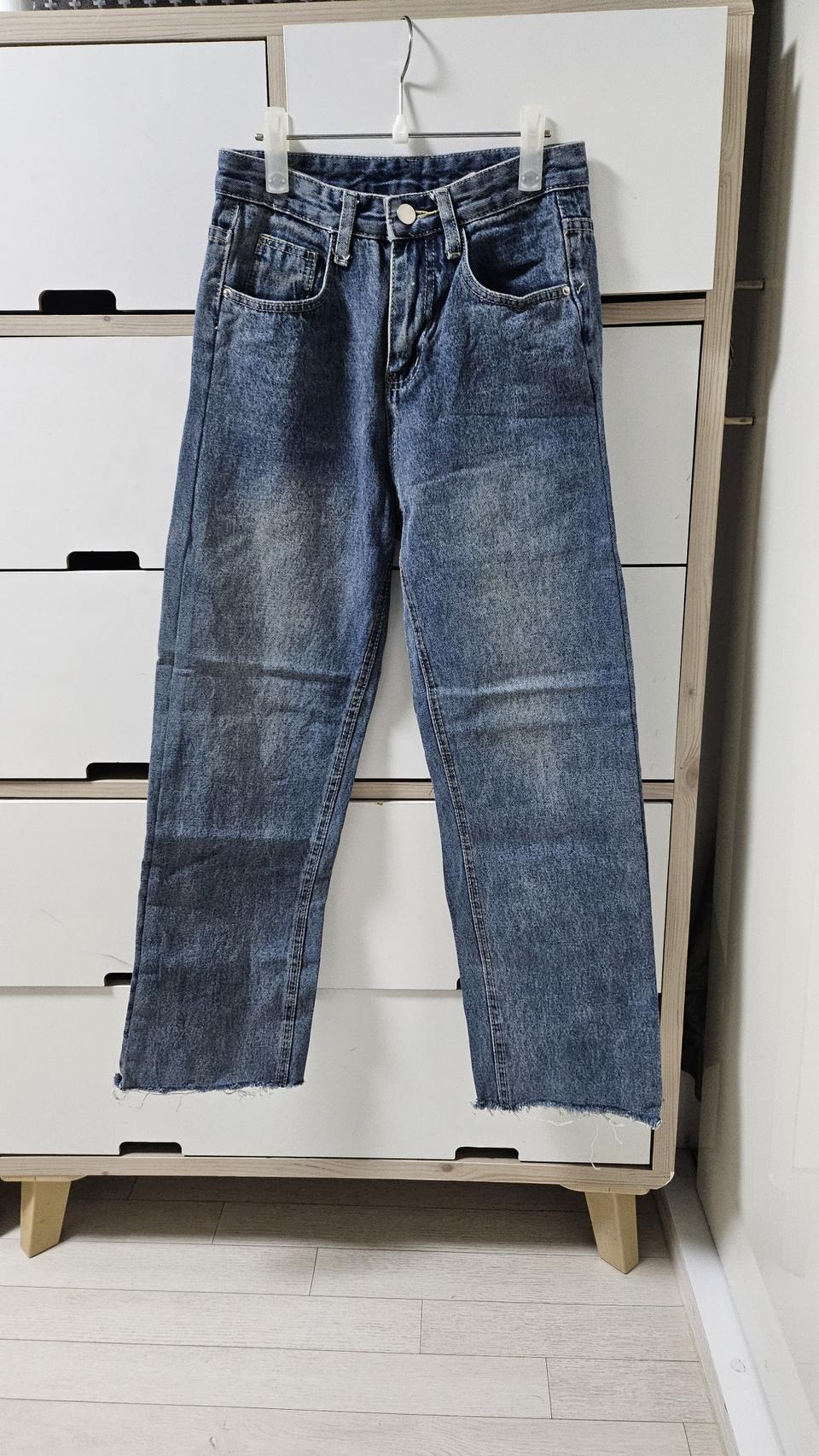 [S]여성-하이웨이스트 일자청바지