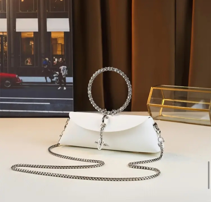 링 포인트백 화이트