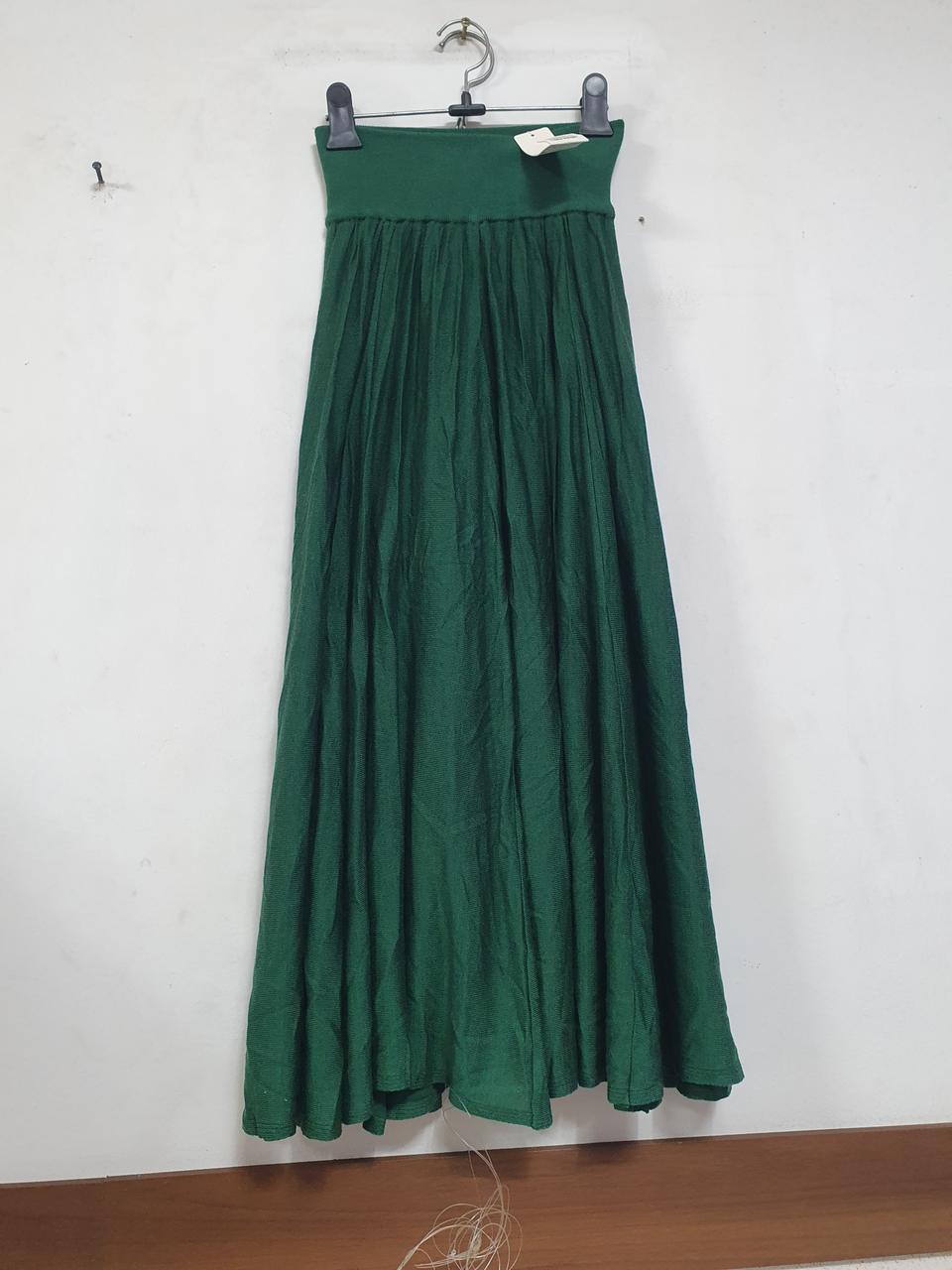 택8900엔.특가새)일본.니트 롱스커트.플레어