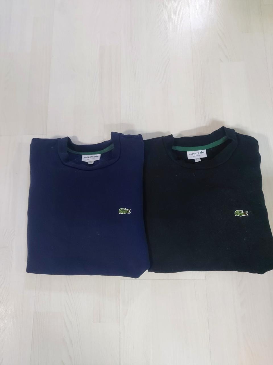 2개일괄가격)라코스테 기모맨투맨2종(검정.네이비)