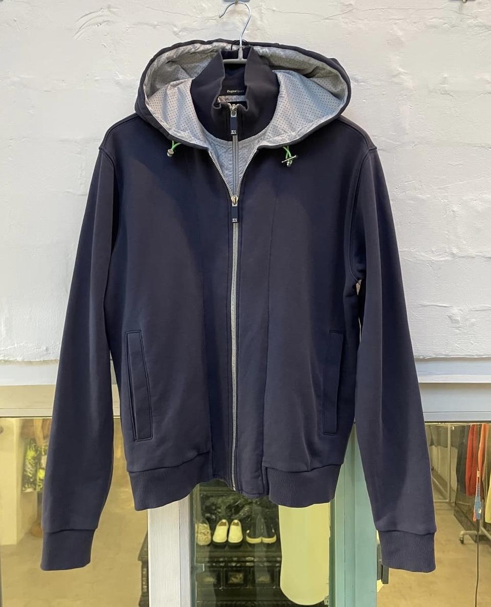 제냐 스포츠 이중 후드집업