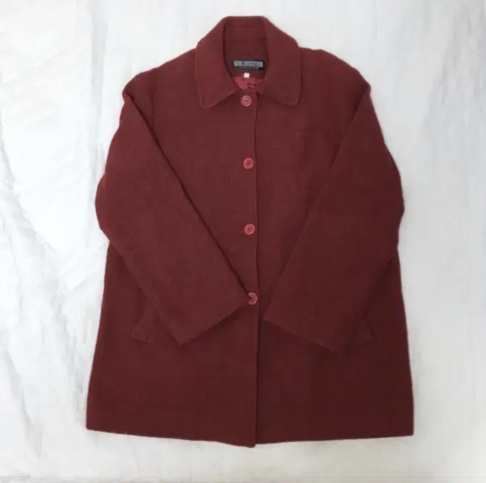 우주매물 우피100% 소가죽 소재 레드 반 하프 코트