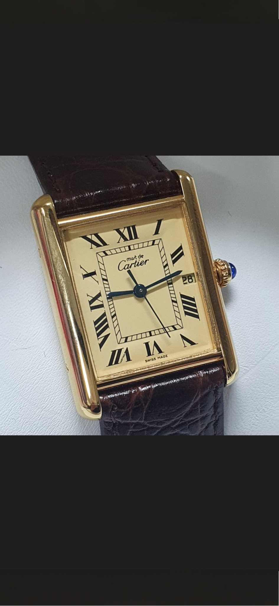 까르띠에 머스트 드 탱크 XL 남여공용