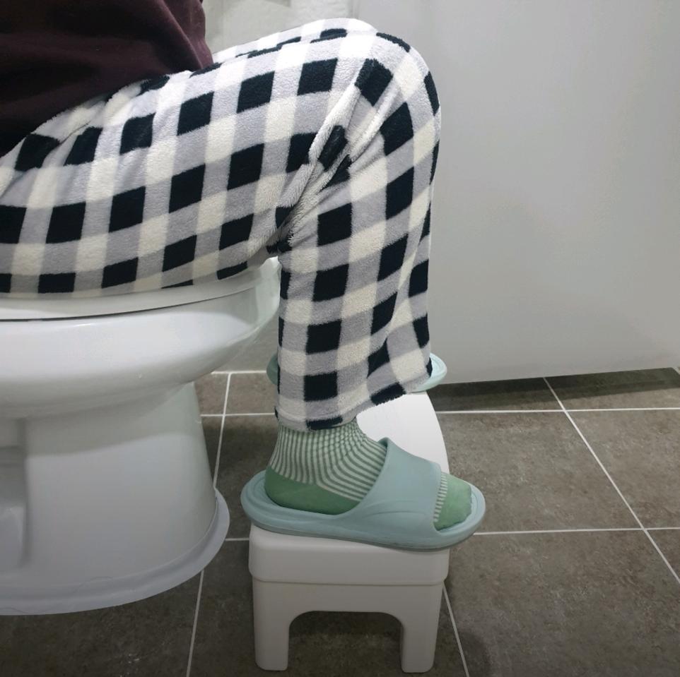 쾌변자세 변기발판 욕실의자 발디딤판