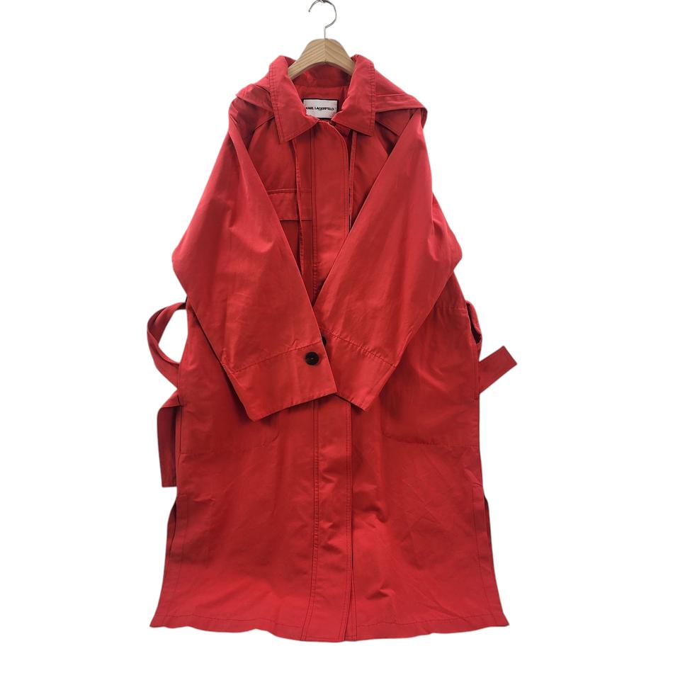 [90] karl lagerfeld 칼라거펠트 여성 트렌치 코트 자켓