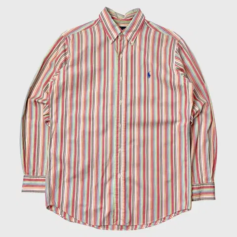 (40-82) 폴로 랄프로렌 핑크 스트라이프 빈티지 셔츠 남방