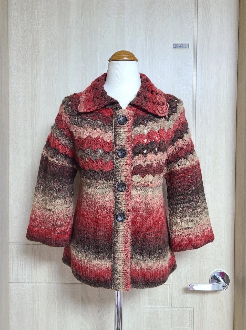 수입 로라 애슐리 울 가디건