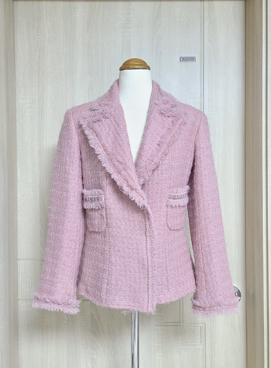 수입 SHIZUKA KOMURO 울 트위드 자켓