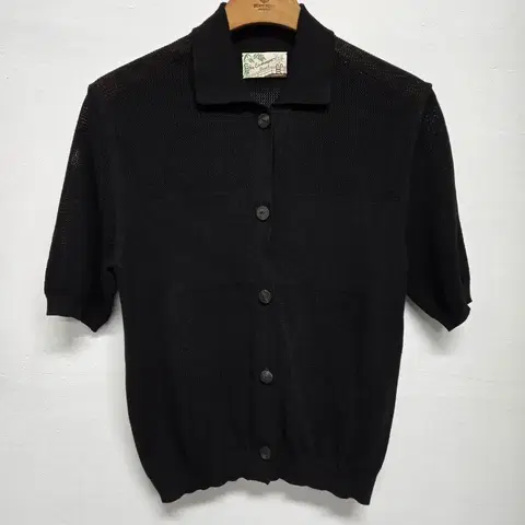 한섬 더캐시미어 크로셰 가디건