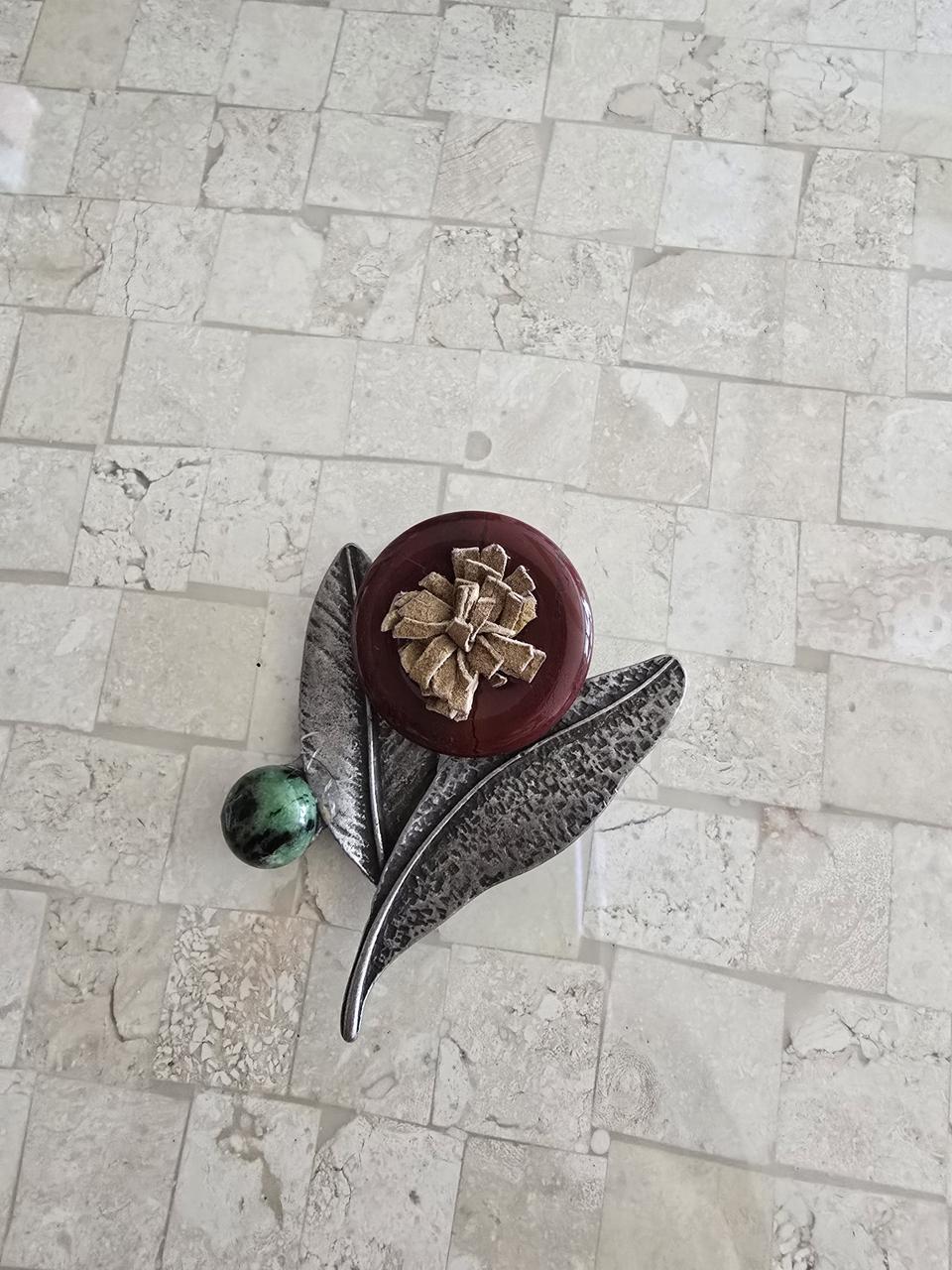 정품 이새 자석브로치