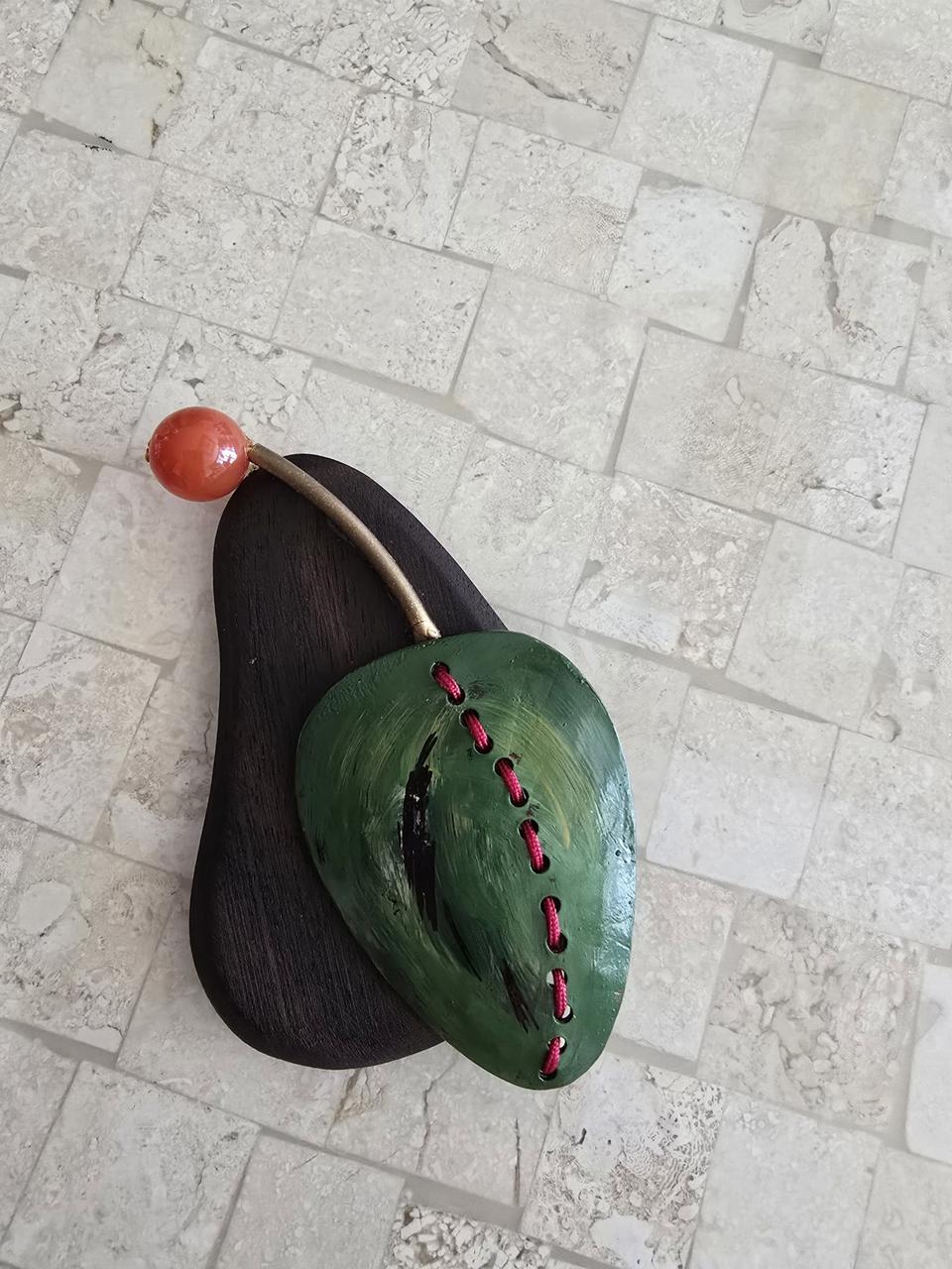 정품 이새 자석브로치