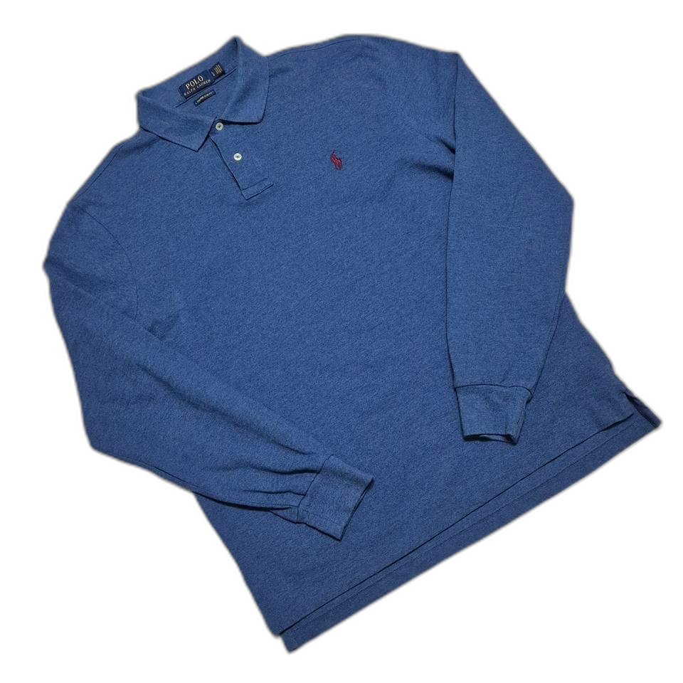 랄프로렌 폴로 긴팔 피케셔츠
