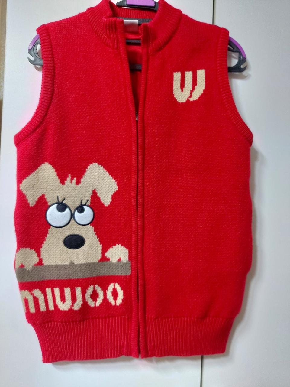 미우골프 방풍 니트집업세트