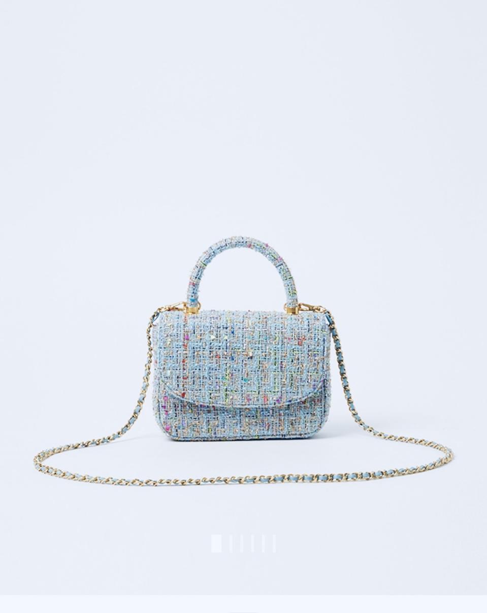 마인 21 트위드 투웨이 백