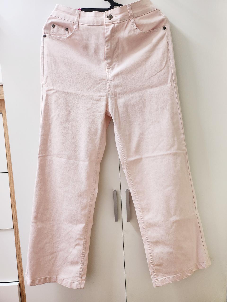 연핑크 사방스판면바지(새상품)