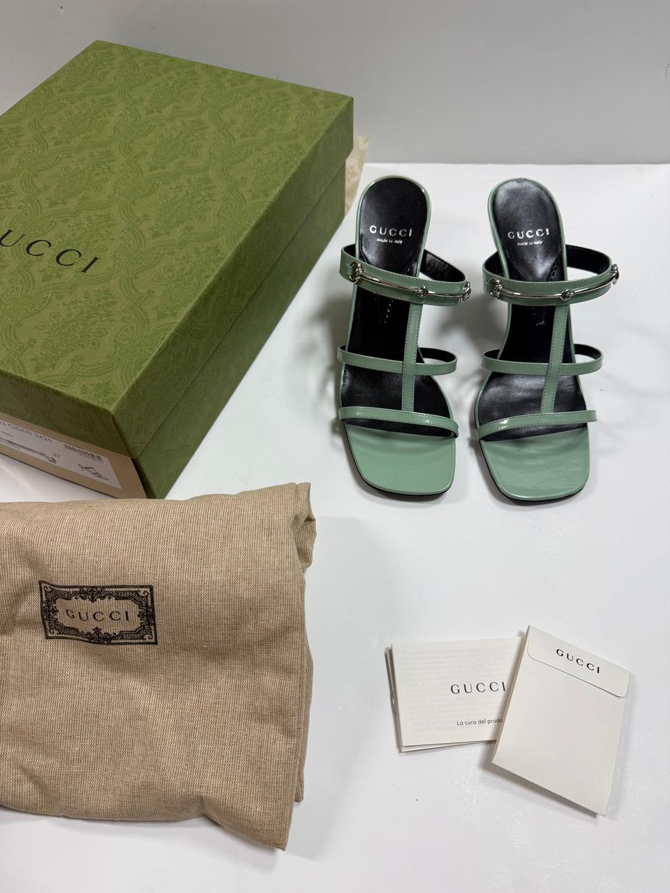 구찌 민트 여성 샌들 뮬 슬리퍼  gucci