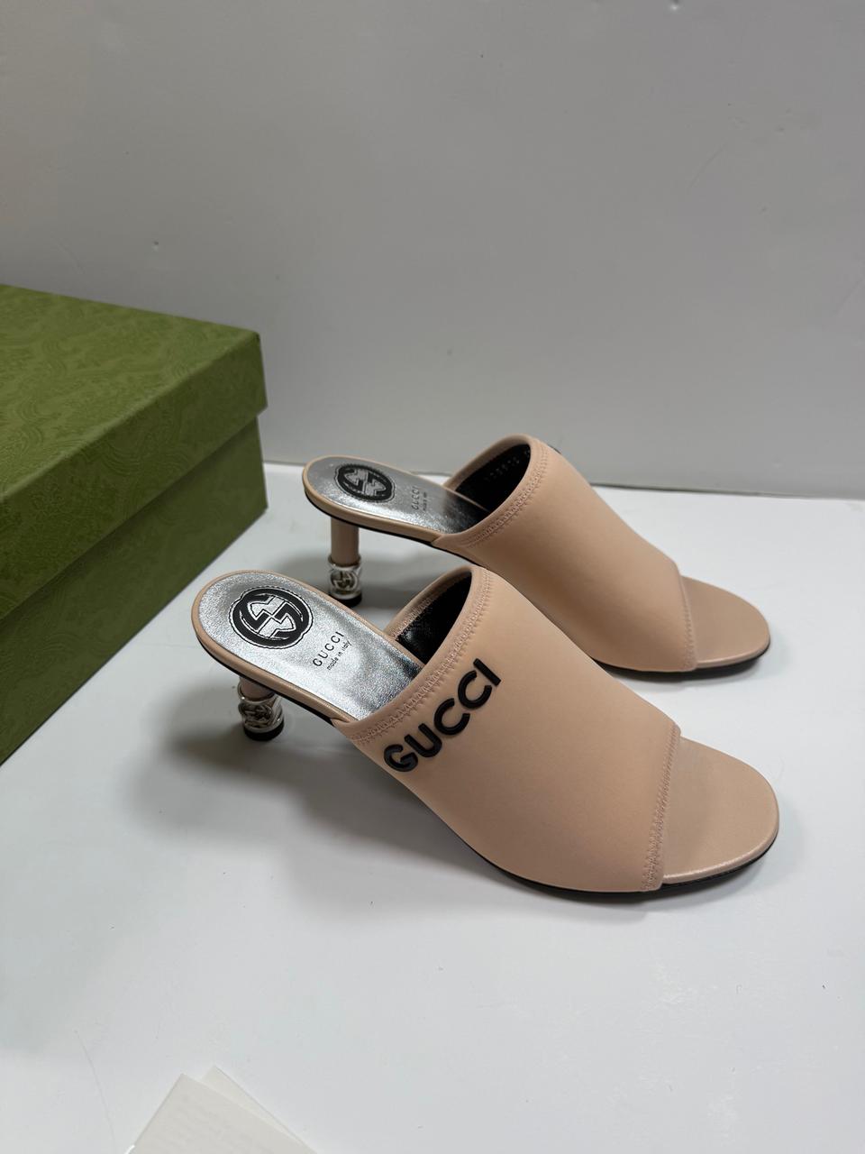 구찌 핑크 여성 샌들 뮬 슬리퍼  gucci