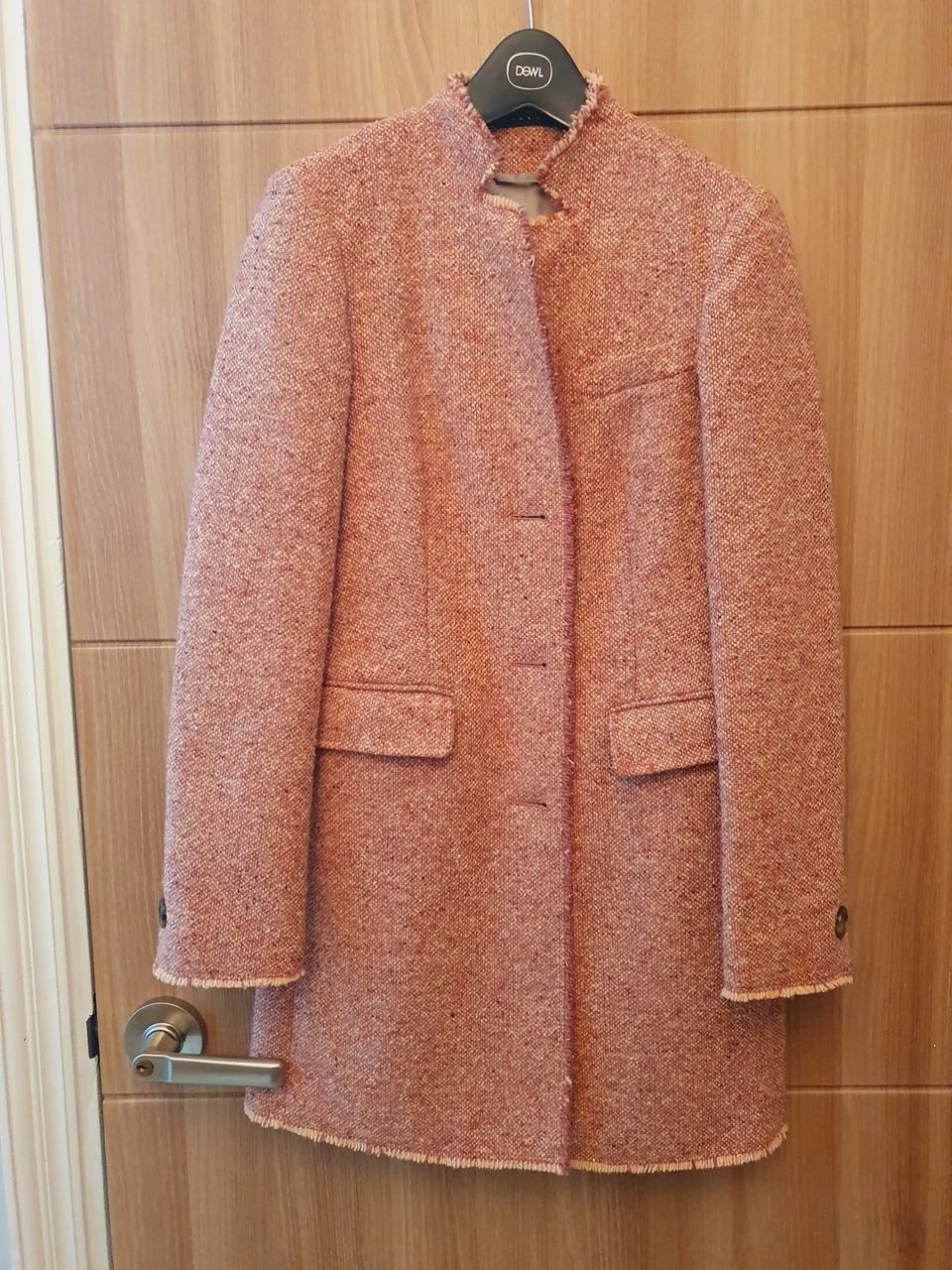 sisley 시슬리 트위드 롱자켓 55 여성의류 자켓 오피스룩 트위드자켓