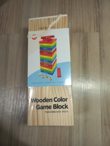 (새상품)토도리브로 원목 칼라 젠가