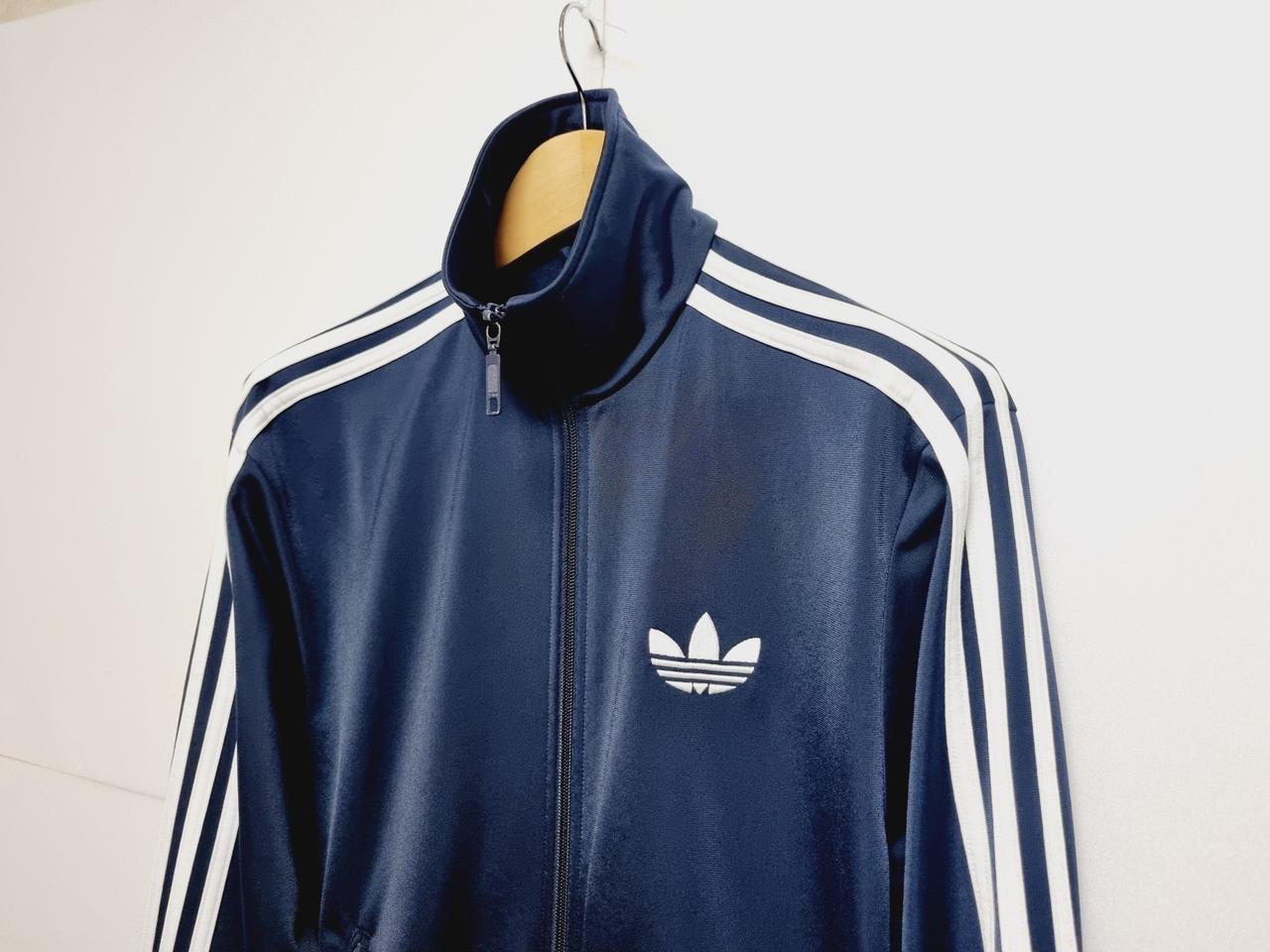 남성 아디다스 구 파이어버드 불꽃 네이비 트랙탑 져지 저지 집업 축구복