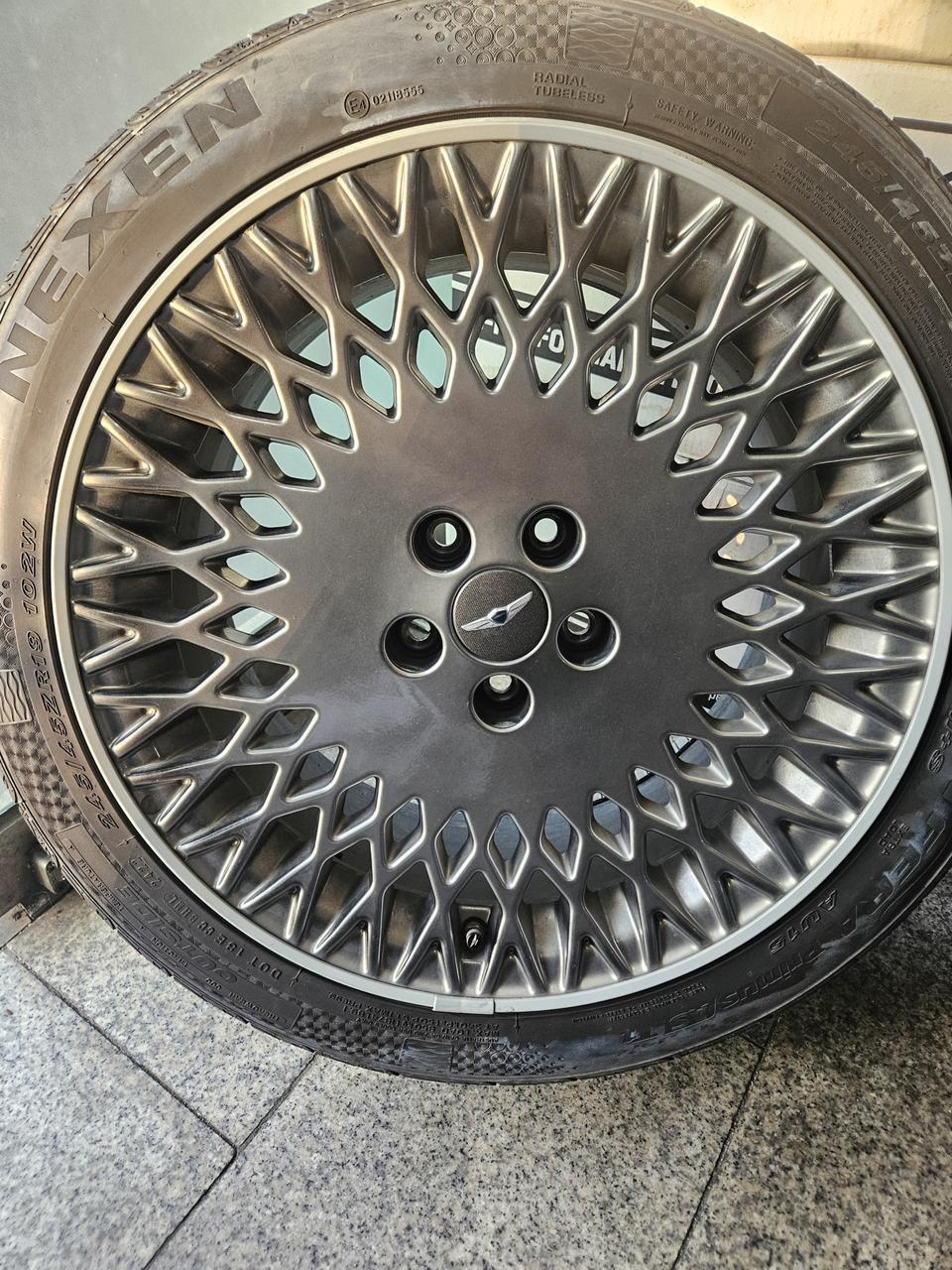 제네시스 19인치 불판휠