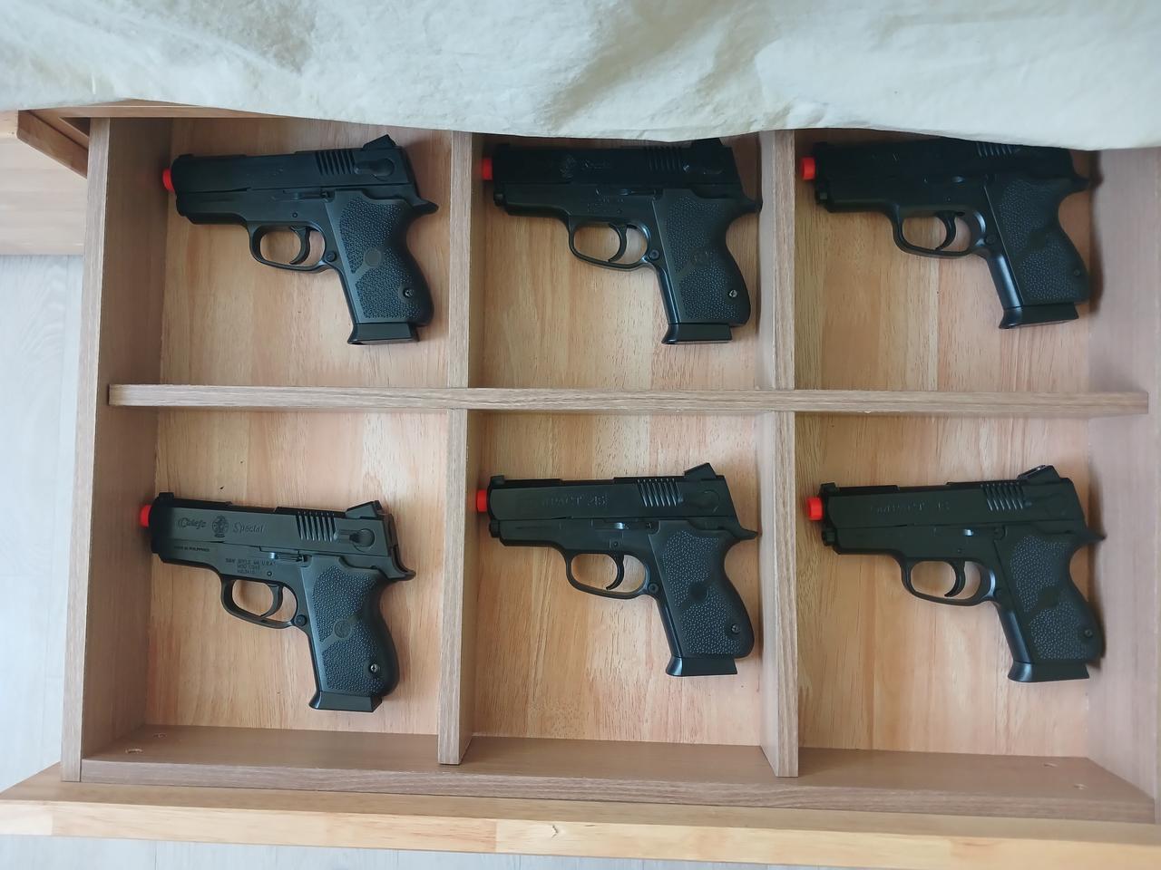 장난감총 6개 판매합니다