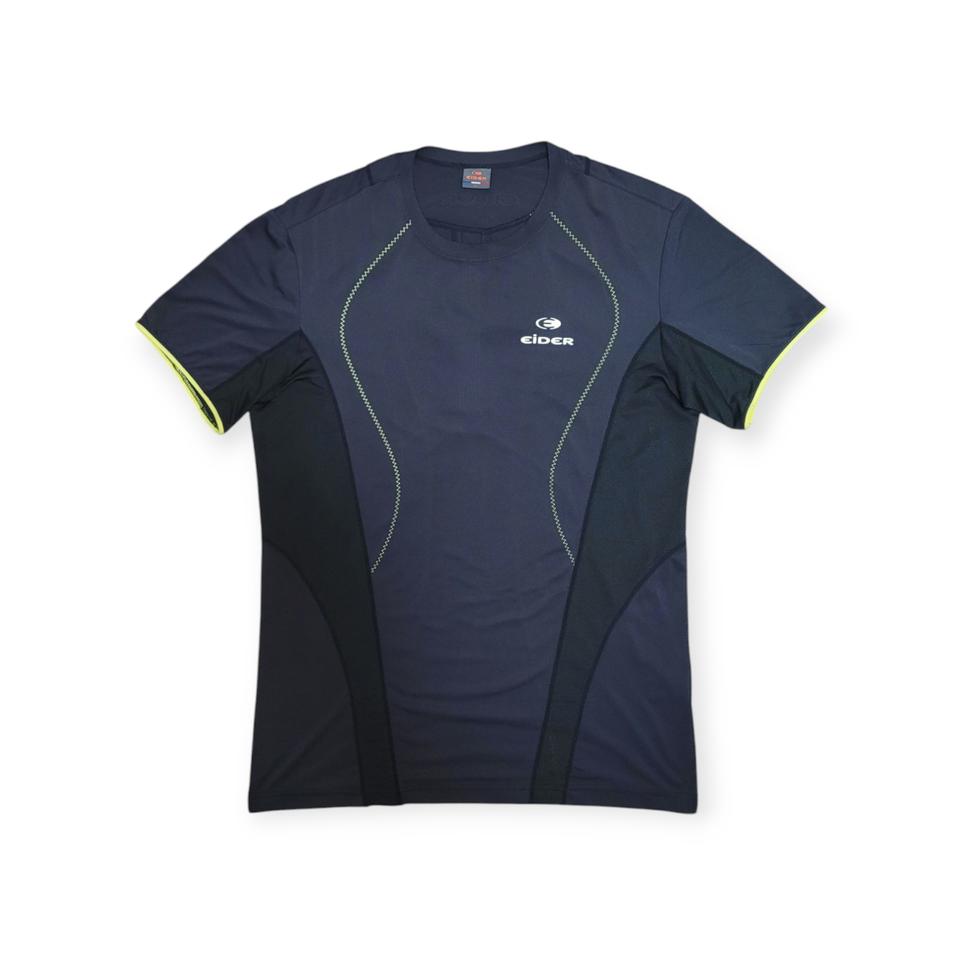 아이더(EIDER) 블랙 남성용 시원한 반팔 티셔츠 (M)