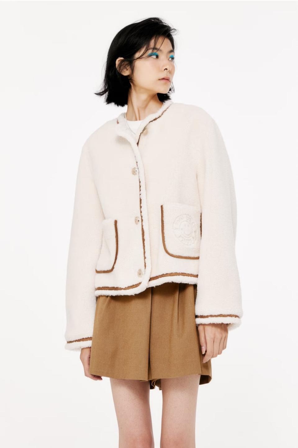 지컷 후리스 자켓