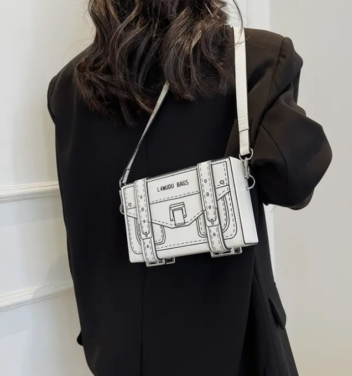 박스 크로스바디백