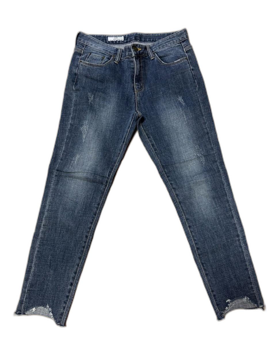 그레이 워싱 데님팬츠