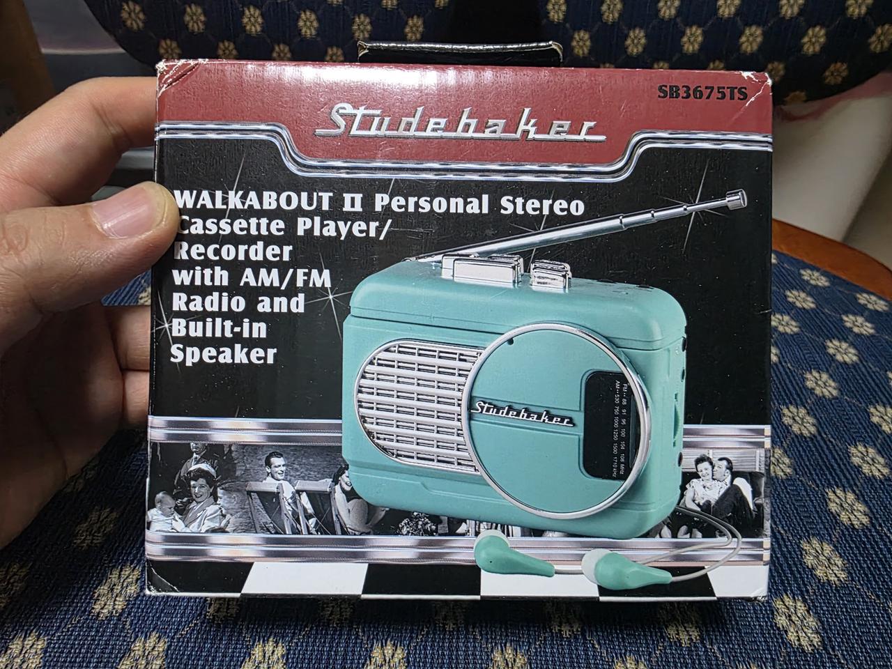 스튜드베이커 WALKABOUT II 카세트 플레이어 레코더 판매 합니다