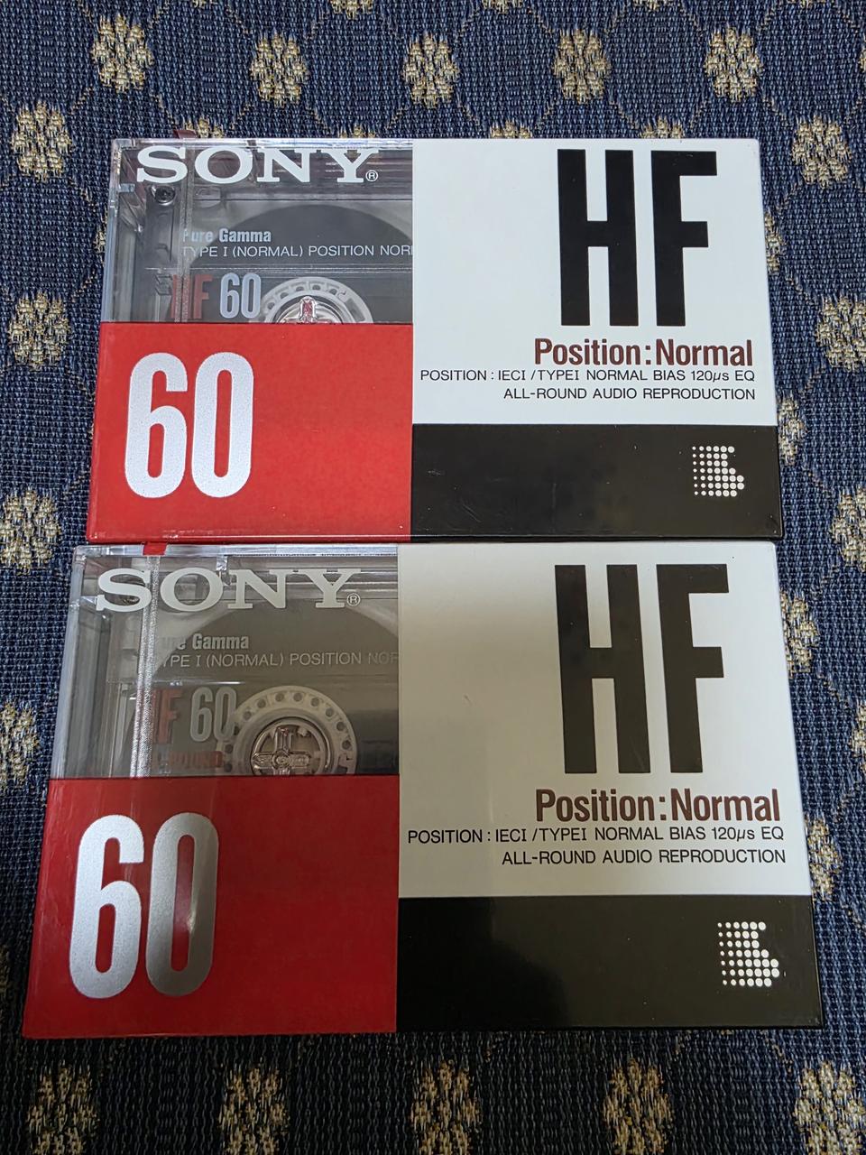 소니 HF60 공테이프 2개