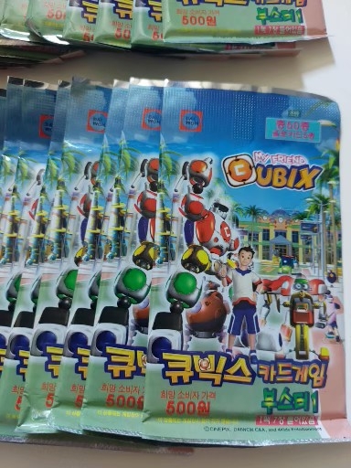 2002년도 (고전완구) 큐빅스 카드게임 팩 76개 일괄 판매합니다