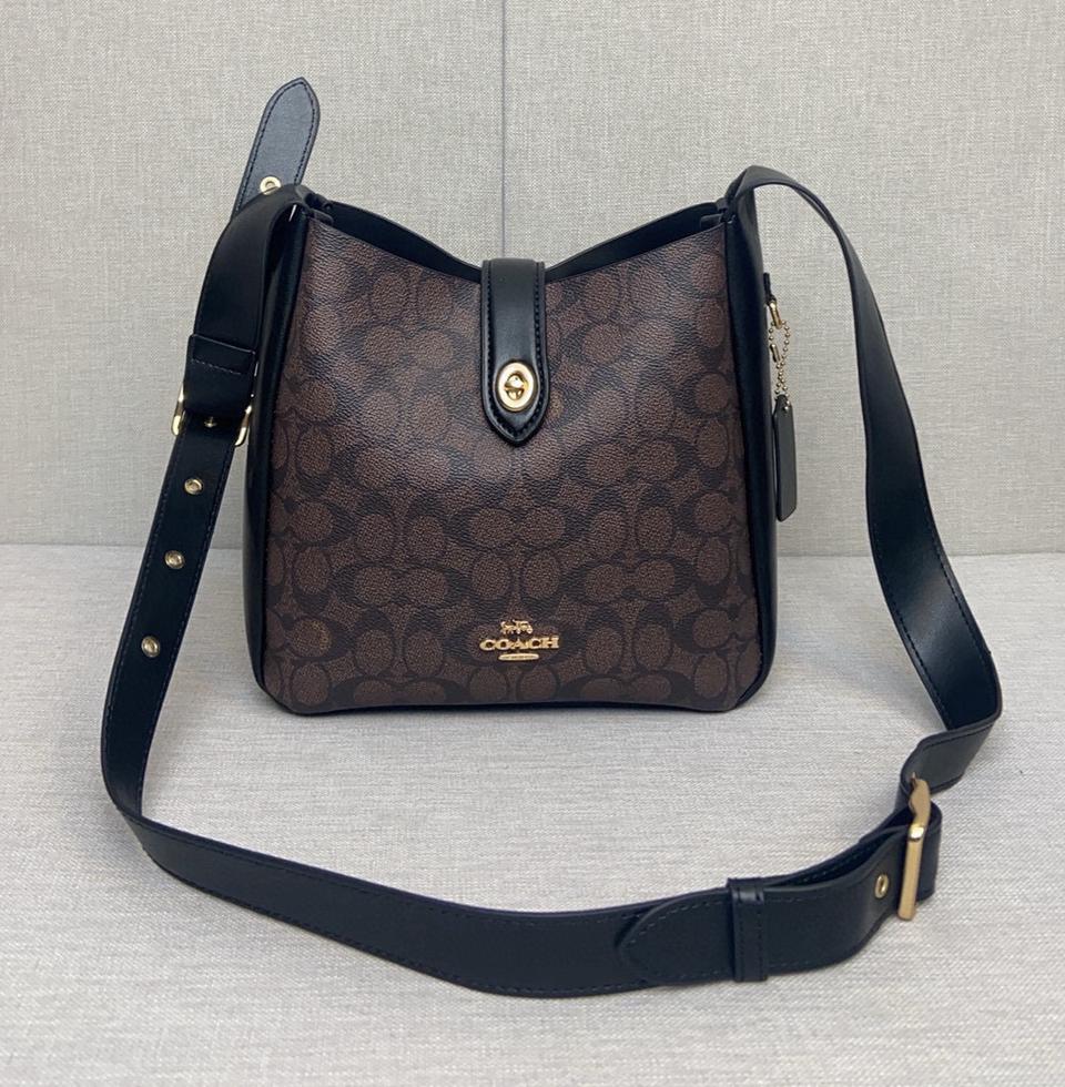 [코치] 여성 해들리 레더 컨버터블 버킷백 크로스백 숄더백 CW003