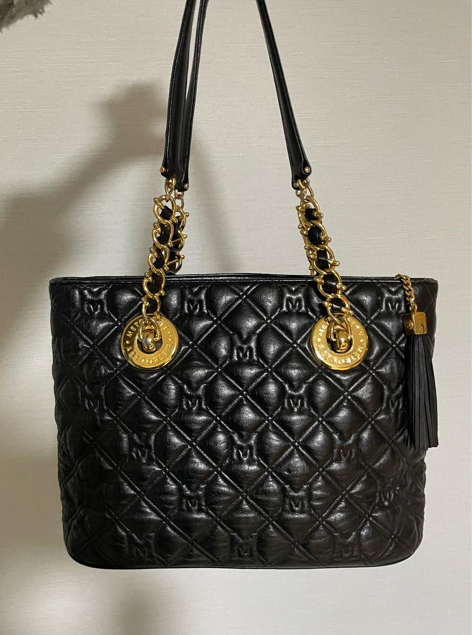 메트로시티 퀼팅 토트백