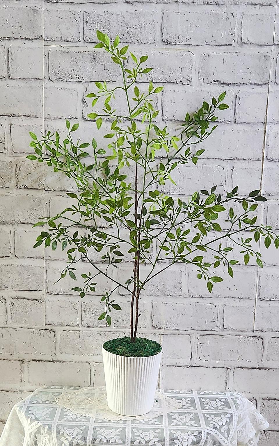 새상품)이케아 화분 풍성한 화초조화 인테리어소품