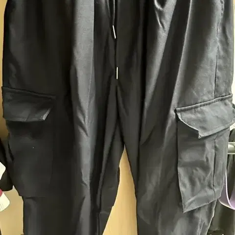 낫포너드 와이드 카고슬랙스 네이비