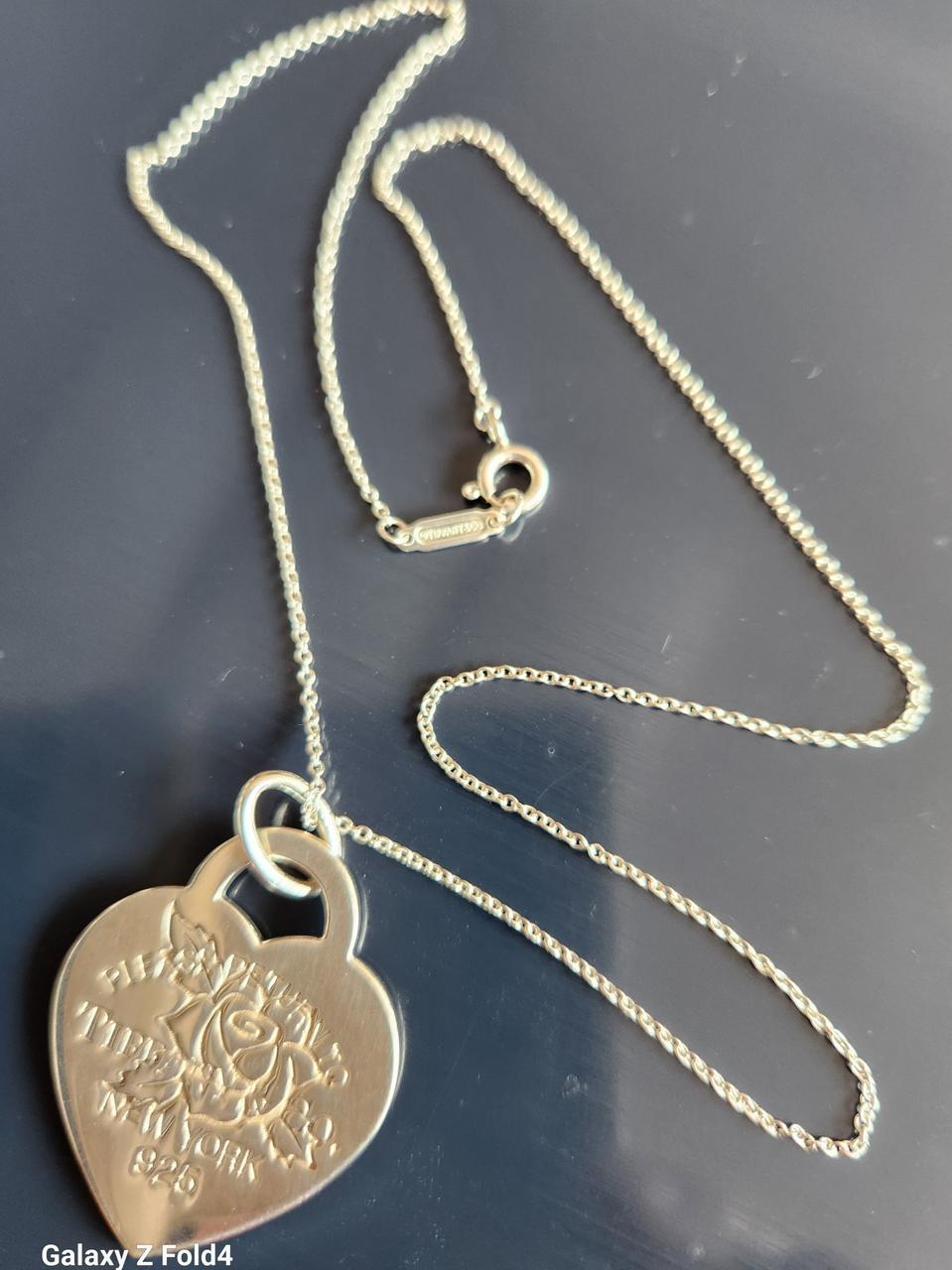 실버925 티파니앤코 빅펜던트 희귀템 목걸이