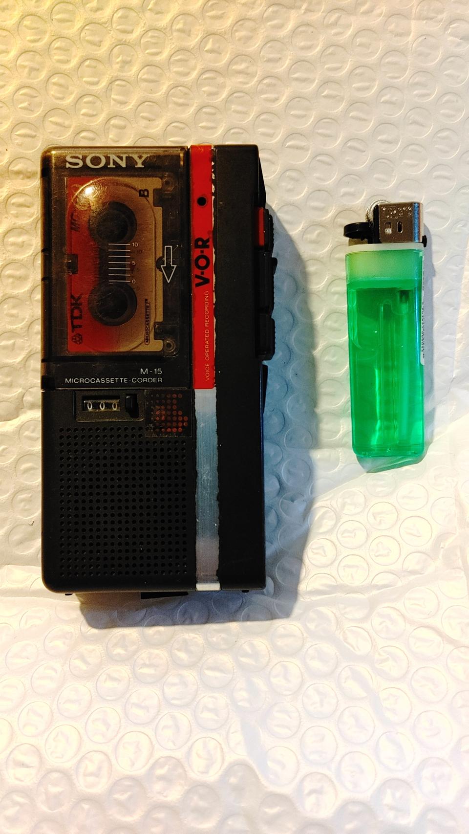 오래된 소니 M-14V  마이크로 카세트