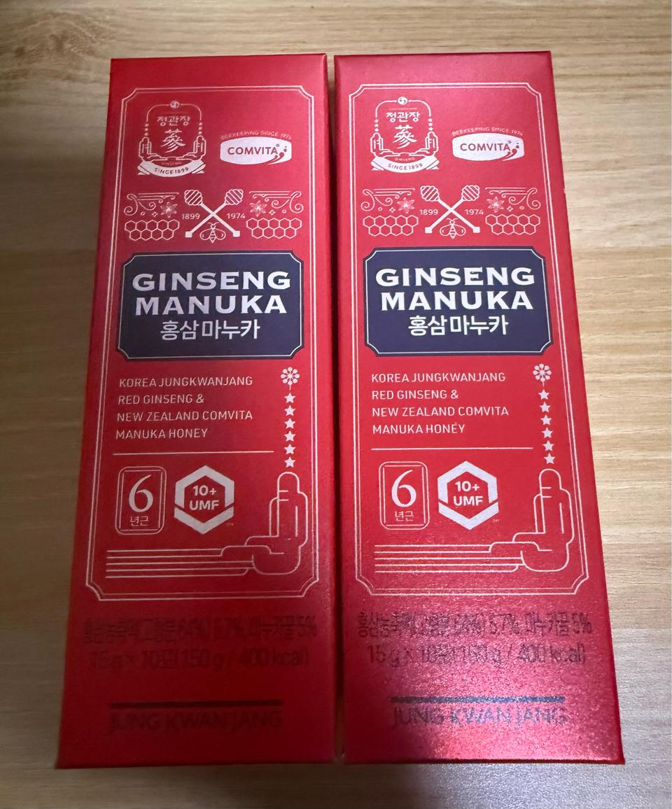 콤비타 x 정관장 홍삼마누카 스틱 10포 2박스