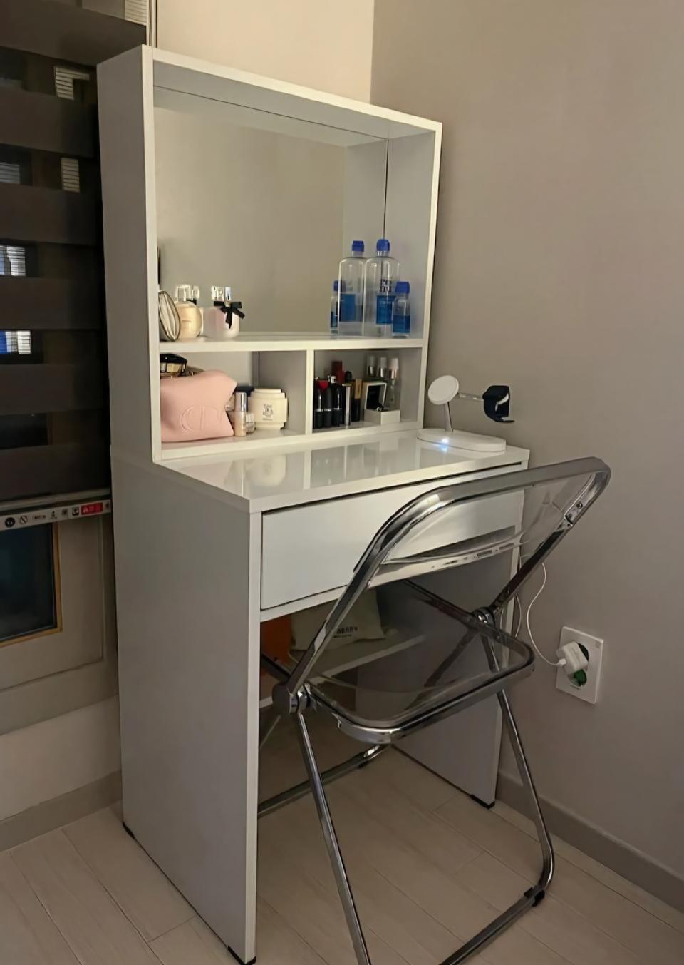 ✨전국최저가✨왕수납 거울 화장대 콘솔 보석함 원목 수납장 협탁 서랍장