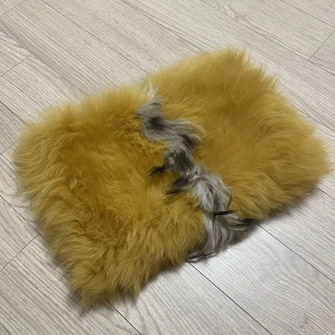 톰그레이하운드 덱케 폭스 소가죽 털클러치백